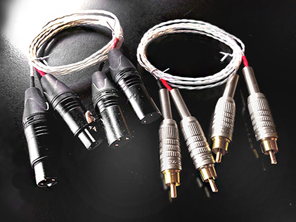 Stager Silver Solids Pure Silver Audio Cables RCA interconnect